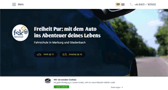 Desktop Screenshot of fahrschule-fsk-marburg.de