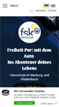 Mobile Screenshot of fahrschule-fsk-marburg.de